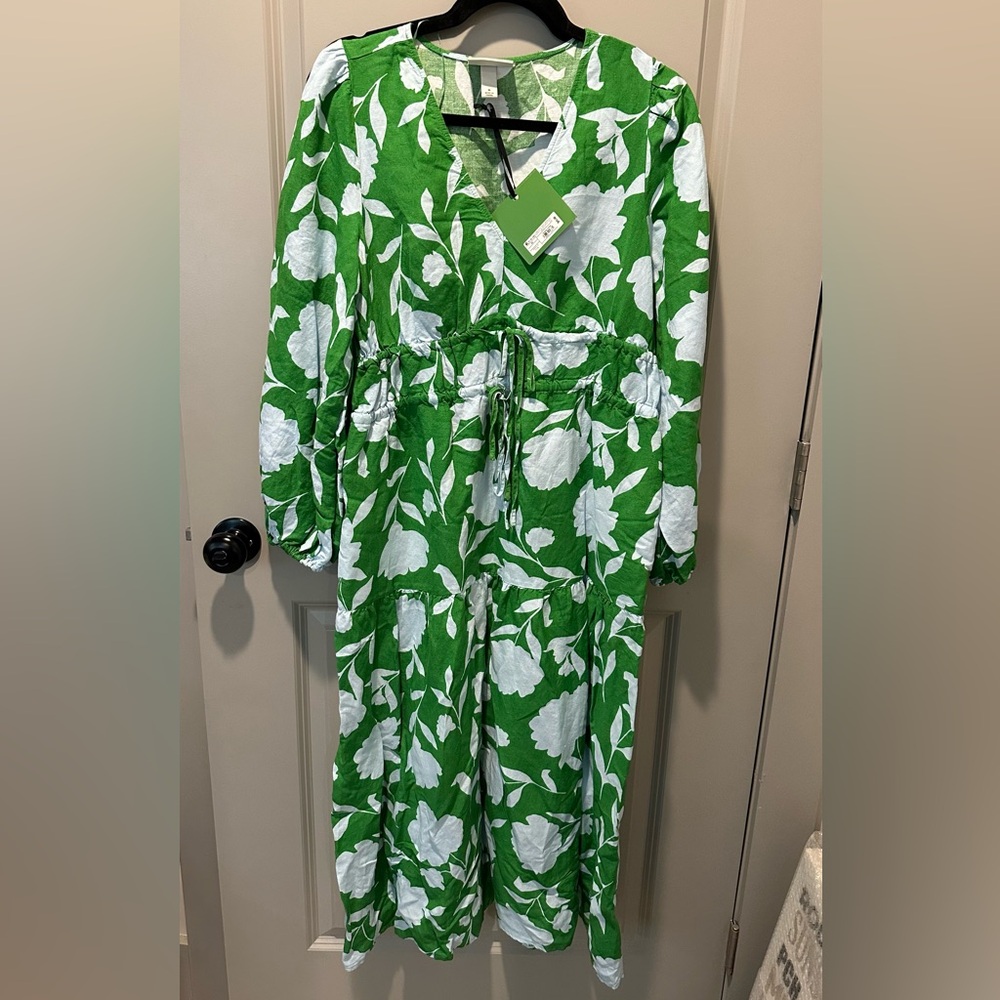 Kate Spade x Target Classic Rose Linen Blend
Midi / Maxi Dress Sz M